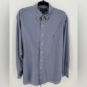 Ralph Lauren Yarmouth Long Sleeve Button Down Shirt Size Large
